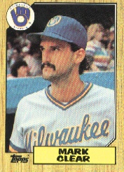 1987 Topps Baseball Cards      640     Mark Clear
